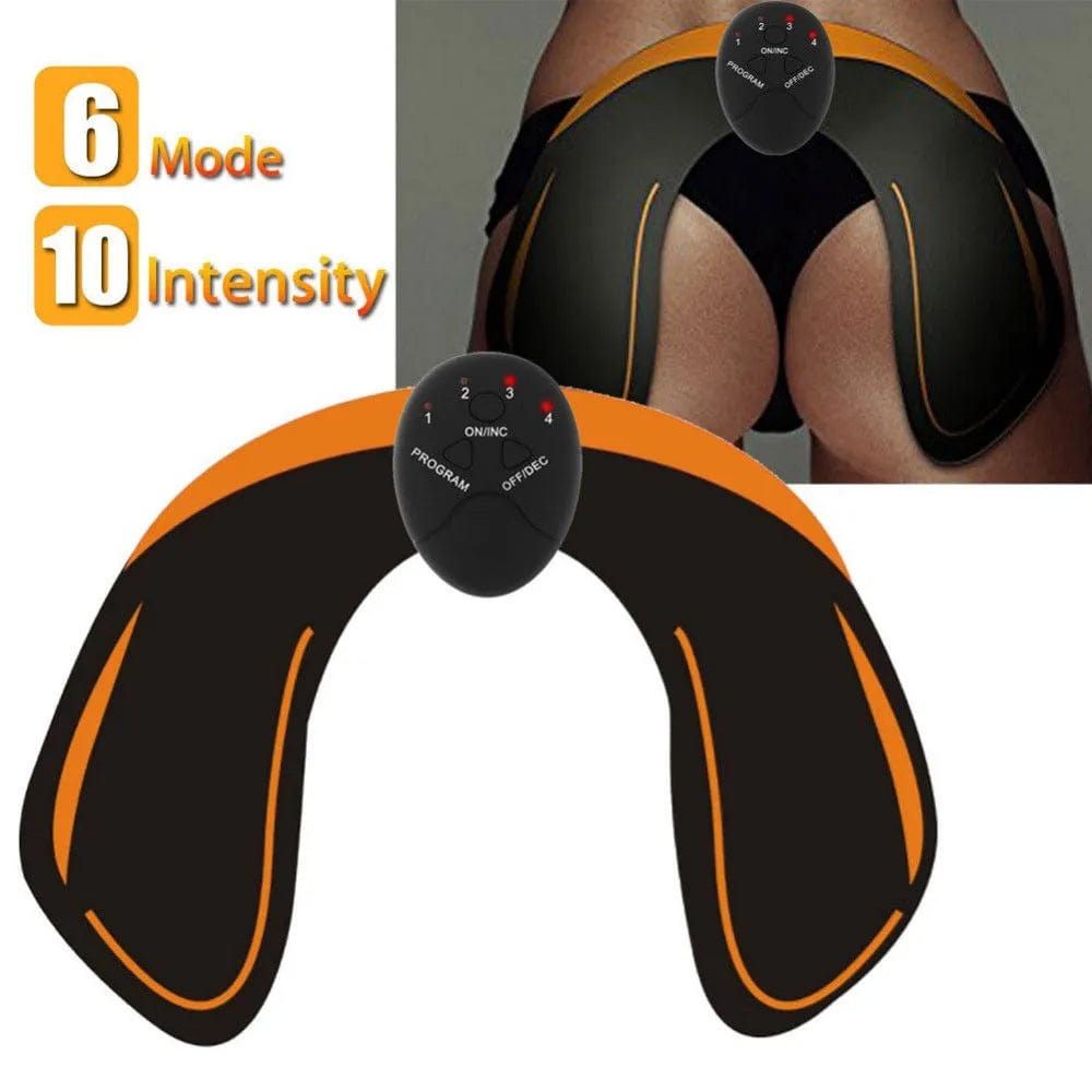 6 Modes EMS Hip Trainer Muscle Stimulator Buttock Lifting Massage Machine Abs Fitness Butt Lift Toner Trainer Intensity Massager - Elite Massu