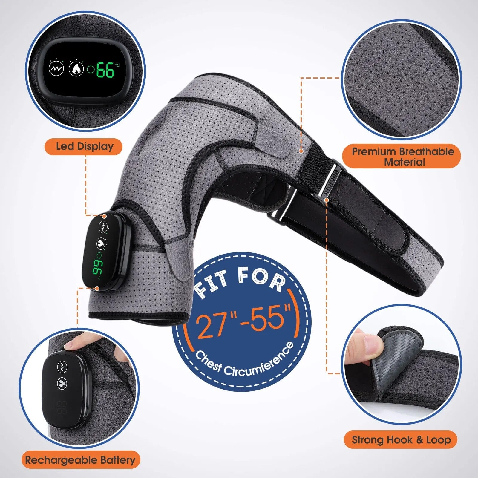 Rosa™<br>Shoulder Massager - Elite Massu