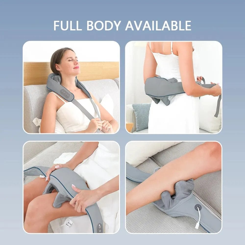 Lily Wireless Neck And Shoulder Kneading Massager - Elite Massu