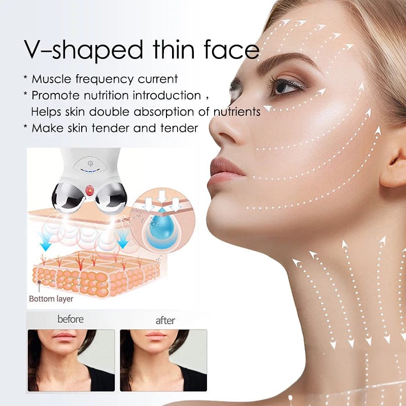 KinseiBeauty microcurrent Massager face lift skin care tool Skin Tightening lifting facial wrinkle remover toning Beauty Massage - Elite Massu